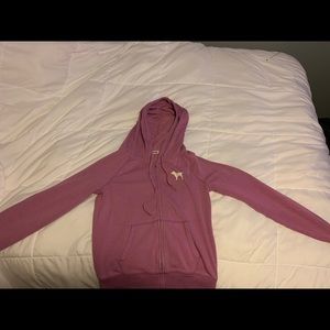 Pink hoodie